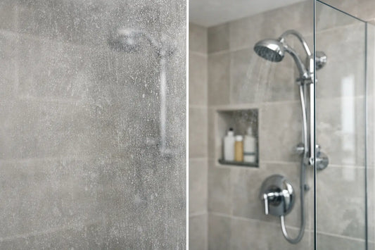 Shower Glass Restoration Before After Results